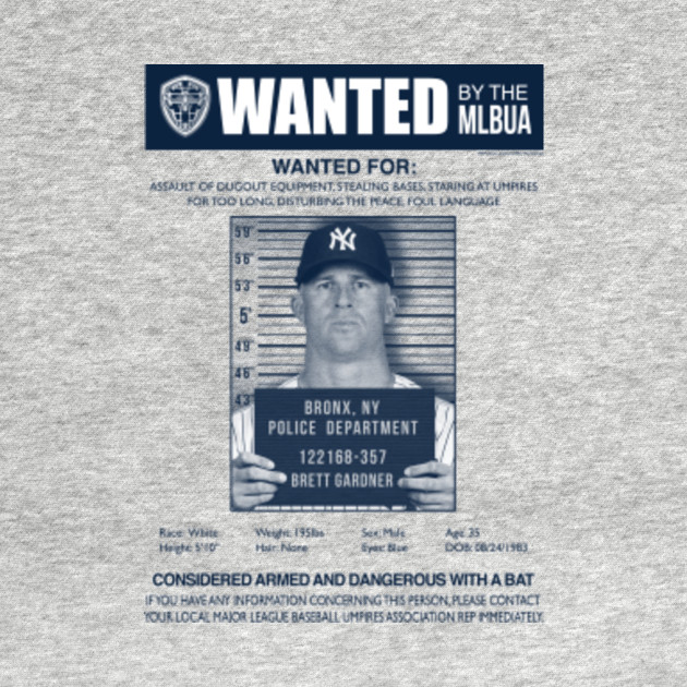 brett gardner t shirts
